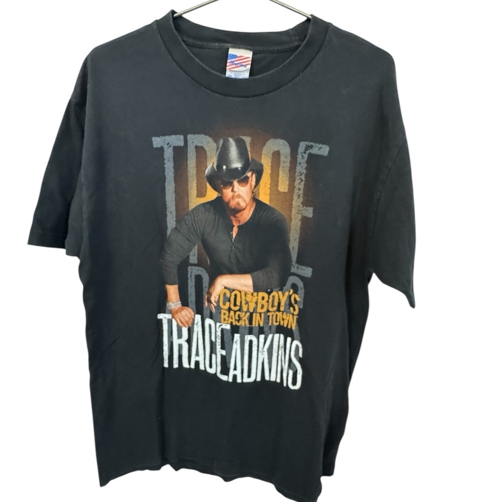 Trace Adkins Country Music Cowboys Back in Town Tour 2011 Black Men’s L T-Shirt